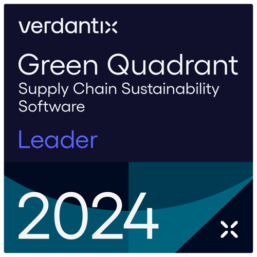 Verdantix Green Quadrant Supply Chain Sustainability Software 2024 Leader